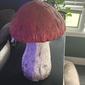 Ceramic mushroom statue 🍄